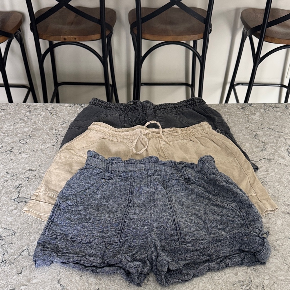 Target Women's Cargo Shorts - Black, Tan, Gray